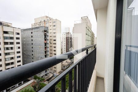 Sacada de kitnet/studio para alugar com 1 quarto, 28m² em Bela Vista, São Paulo