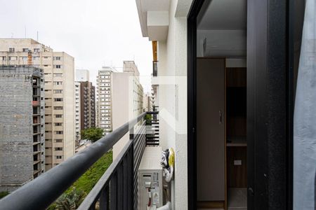 Sacada de kitnet/studio para alugar com 1 quarto, 28m² em Bela Vista, São Paulo