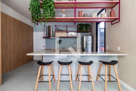 Studio à venda com 24m², 1 quarto e sem vaga Studio à venda com 24m², 1 quarto e sem vagaÁrea comum - Espaço Gourmet