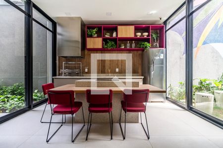 Studio à venda com 24m², 1 quarto e sem vaga Studio à venda com 24m², 1 quarto e sem vagaÁrea comum - Espaço Gourmet