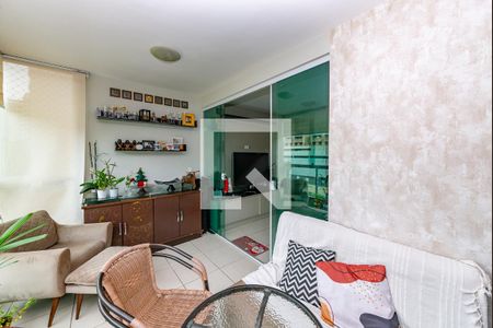 Varanda da Sala de apartamento para alugar com 3 quartos, 83m² em Buritis, Belo Horizonte