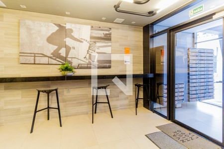 Studio à venda com 33m², 1 quarto e sem vaga Studio à venda com 33m², 1 quarto e sem vagaHall Social