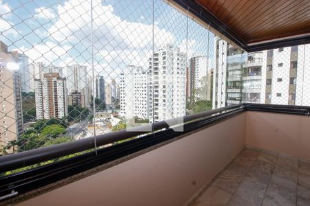 Varanda da Sala de apartamento à venda com 3 quartos, 98m² em Vila Andrade, São Paulo