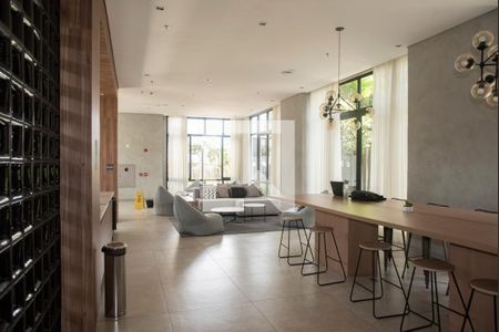 Apartamento para alugar com 38m², 1 quarto e 1 vaga Apartamento para alugar com 38m², 1 quarto e 1 vagaÁrea comum - Coworking