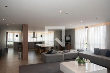 Apartamento para alugar com 38m², 1 quarto e 1 vaga Apartamento para alugar com 38m², 1 quarto e 1 vagaÁrea comum - Salão de festas