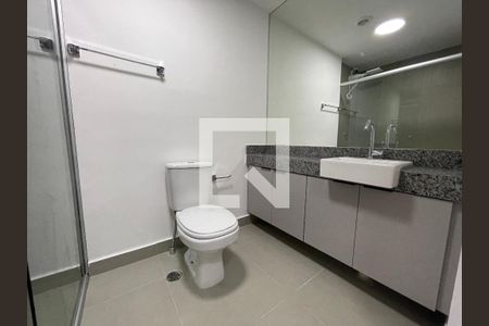 Banheiro de kitnet/studio à venda com 1 quarto, 34m² em Butantã, São Paulo
