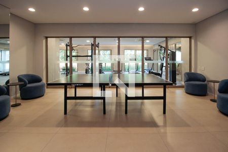 Studio para alugar com 28m², 1 quarto e sem vaga Área comum Sala de Jogos