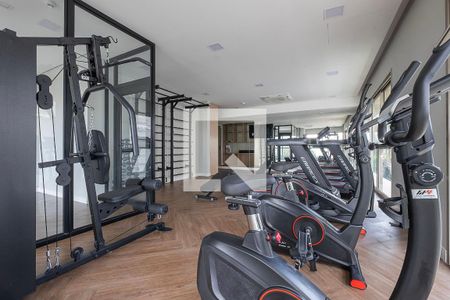 Studio para alugar com 27m², 1 quarto e sem vaga Studio para alugar com 27m², 1 quarto e sem vagaAcademia