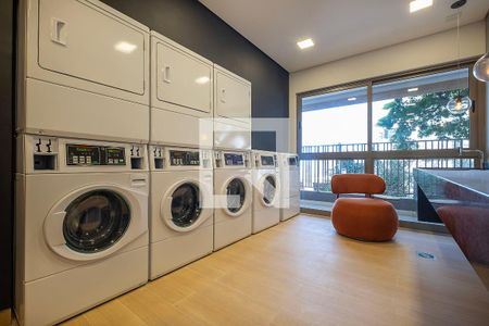 Studio para alugar com 27m², 1 quarto e sem vaga Studio para alugar com 27m², 1 quarto e sem vagaLavanderia