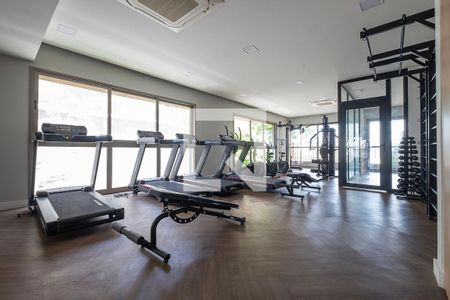 Studio para alugar com 27m², 1 quarto e sem vaga Studio para alugar com 27m², 1 quarto e sem vagaAcademia