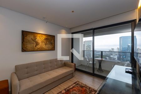 Sala de apartamento para alugar com 2 quartos, 76m² em Vila da Serra, Belo Horizonte