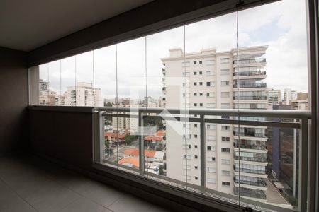 Vista da Varanda de apartamento à venda com 1 quarto, 52m² em Campo Belo, São Paulo