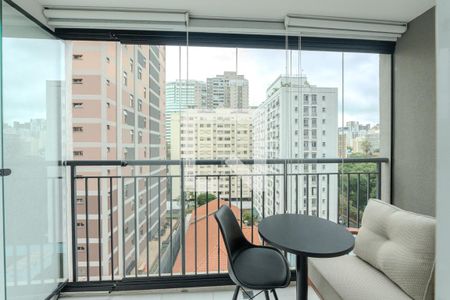 Sacada de kitnet/studio para alugar com 1 quarto, 24m² em Consolação, São Paulo