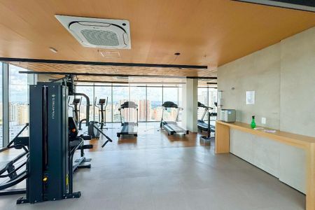 Studio para alugar com 27m², 1 quarto e sem vaga Studio para alugar com 27m², 1 quarto e sem vagaAcademia