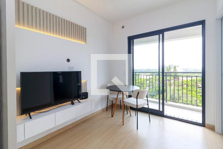 Sala de apartamento para alugar com 1 quarto, 34m² em Santo Amaro, São Paulo