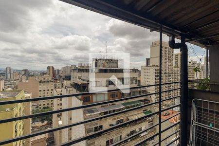 Varanda do Quarto de kitnet/studio para alugar com 1 quarto, 42m² em Campos Elíseos, São Paulo