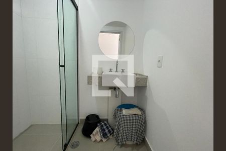 Studio para alugar com 25m², 1 quarto e sem vaga Studio para alugar com 25m², 1 quarto e sem vagaBanheiro