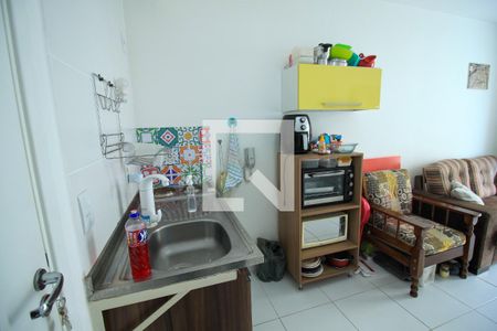 Sala/Cozinha de apartamento para alugar com 1 quarto, 32m² em Belém, São Paulo