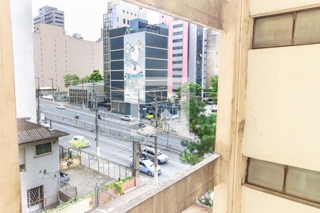 Vista da Sala de apartamento à venda com 1 quarto, 45m² em Água Branca, São Paulo
