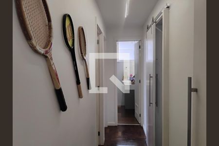 Sala de jantar - corredor de apartamento para alugar com 3 quartos, 105m² em Lagoa, Rio de Janeiro