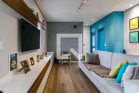 Sala de Estar de apartamento para alugar com 2 quartos, 80m² em Cezar de Souza, Mogi das Cruzes