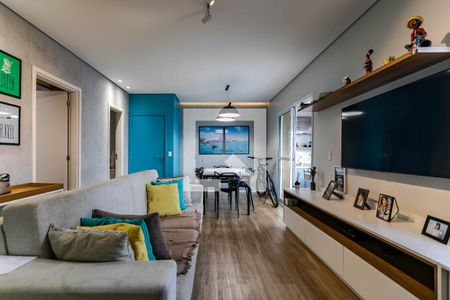 Sala de Estar de apartamento para alugar com 2 quartos, 80m² em Cezar de Souza, Mogi das Cruzes
