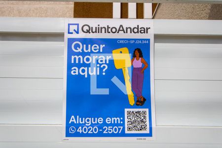 Apartamento para alugar com 85m², 2 quartos e 2 vagasPlaquinha instalada na fachada
