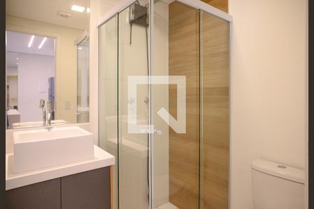 Studio para alugar com 34m², 1 quarto e 1 vaga Studio para alugar com 34m², 1 quarto e 1 vagaBanheiro