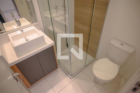 Studio para alugar com 34m², 1 quarto e 1 vaga Studio para alugar com 34m², 1 quarto e 1 vagaBanheiro