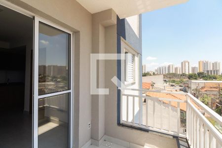 Varanda  de apartamento para alugar com 2 quartos, 48m² em Chácara Califórnia, São Paulo