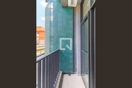 Studio à venda com 27m², 1 quarto e sem vagaVaranda