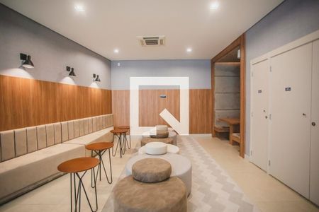 Studio à venda com 31m², 1 quarto e sem vaga Studio à venda com 31m², 1 quarto e sem vagaHall social