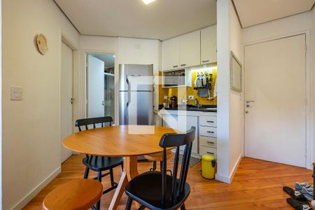 Sala/Cozinha de apartamento para alugar com 1 quarto, 41m² em Jardim Paulista, São Paulo