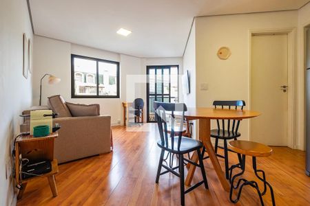 Sala/Cozinha de apartamento para alugar com 1 quarto, 41m² em Jardim Paulista, São Paulo