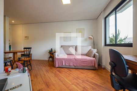 Sala/Cozinha de apartamento para alugar com 1 quarto, 41m² em Jardim Paulista, São Paulo