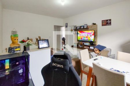 Sala de casa de condomínio para alugar com 2 quartos, 67m² em Sítio do Campo, Praia Grande