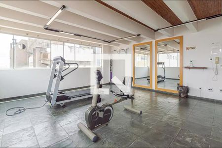 Apartamento à venda com 35m², 1 quarto e 1 vaga Apartamento à venda com 35m², 1 quarto e 1 vagaÁrea comum - Academia