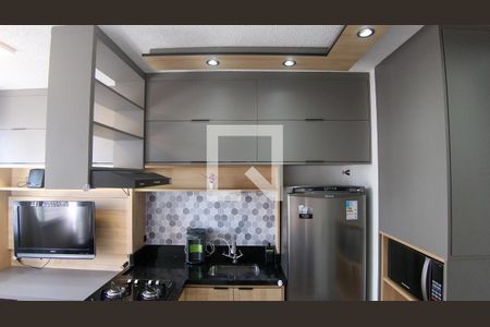 Sala e Cozinha de apartamento para alugar com 1 quarto, 24m² em Vila Prudente, São Paulo