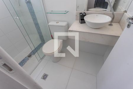 Apartamento à venda com 56m², 2 quartos e 1 vagaBanheiro da suíte 