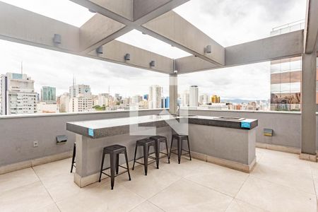 Studio à venda com 24m², 1 quarto e sem vaga Studio à venda com 24m², 1 quarto e sem vagaÁrea comum - Churrasqueira