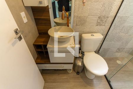 Apartamento para alugar com 35m², 1 quarto e 1 vaga Apartamento para alugar com 35m², 1 quarto e 1 vagaBanheiro do Studio