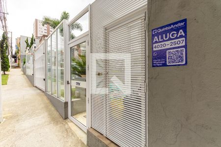 Apartamento para alugar com 35m², 1 quarto e 1 vaga Apartamento para alugar com 35m², 1 quarto e 1 vagaFachada + Plaquinha