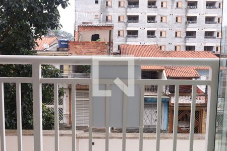 Apartamento à venda com 47m², 2 quartos e 1 vagaPlaca instalada na sacada do imóvel (1º andar)