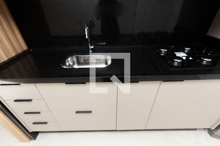 Sala/Cozinha de apartamento para alugar com 1 quarto, 33m² em Indianópolis, São Paulo