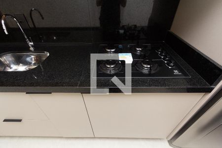 Sala/Cozinha de apartamento para alugar com 1 quarto, 33m² em Indianópolis, São Paulo