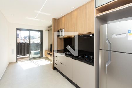 Sala/Cozinha de apartamento para alugar com 1 quarto, 33m² em Indianópolis, São Paulo