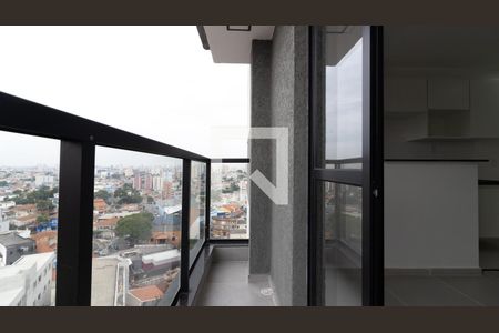 Sacada da Sala de apartamento para alugar com 2 quartos, 39m² em Vila Guilhermina, São Paulo