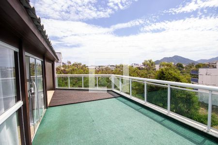 Varanda de apartamento à venda com 3 quartos, 256m² em Recreio dos Bandeirantes, Rio de Janeiro