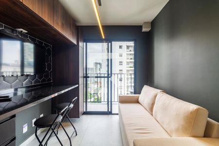 Sala de apartamento à venda com 1 quarto, 27m² em Pinheiros, São Paulo