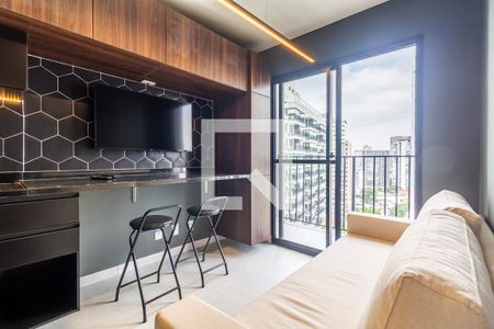 Sala de apartamento à venda com 1 quarto, 27m² em Pinheiros, São Paulo